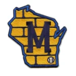 Milwaukee Brewers 2020 Yellow/Navy Embroidery Patch