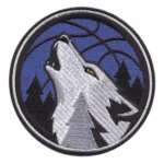 Minnesota Timberwolves 2008 Howling Wolf Embroidery Patch