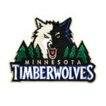 Minnesota Timberwolves Black Embroidery Patch