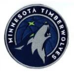 Minnesota Timberwolves Primary Navy Embroidery Patch