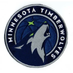 Minnesota Timberwolves Primary Navy Embroidery Patch