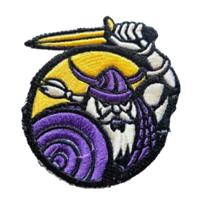 Minnesota Vikings Yelow/Purple Embroidery Patch