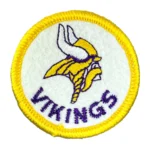 Minnesota Vikings Yellow Embroidery Patch