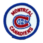 Montreal Canadiens Authentic Vintage Logo White Embroidery Patch