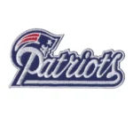 New England Patriots Letter "Patriots" Navy Embroidery Patch