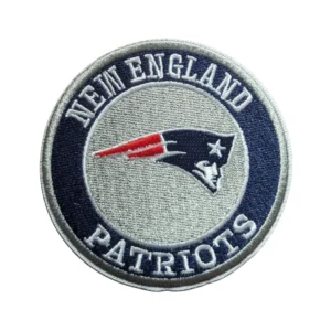 New England Patriots Round Navy Logo Embroidery Patch