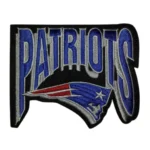 New England Patriots Script Navy Embroidery Patch