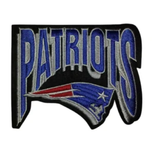 New England Patriots Script Navy Embroidery Patch