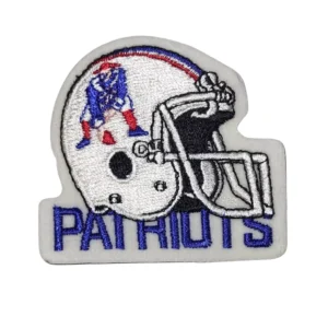 New England Patriots Vintage White Logo Embroidery Patch