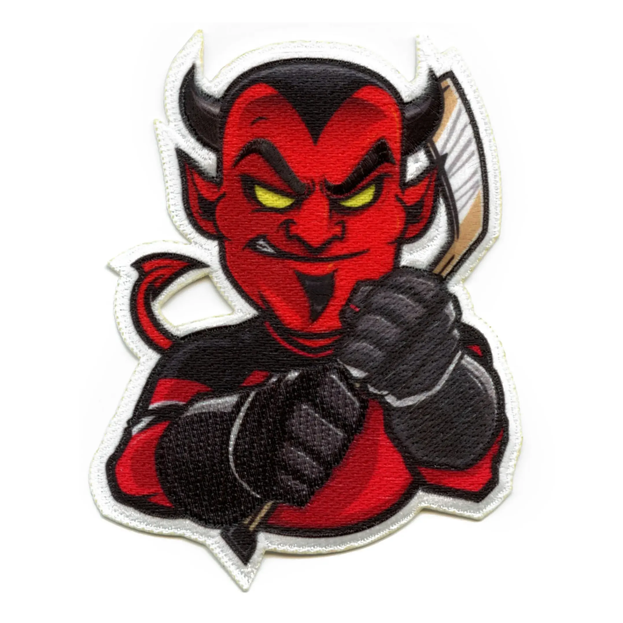 New Jersey Devils Devil Foto Mascot Embroidery Patch
