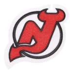 New Jersey Devils Team Logo Red Embroidery Patch