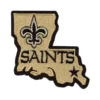New Orleans Saints Louisiana State Team Logo Yellow Embroidery Patch