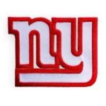 New York Giants NY Logo Red Embroidery Patch