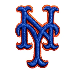 New York Mets Subway Series Blue Embroidery Patch