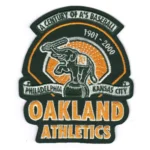 Oakland Athletics 100th Anniversary Green Embroidery Patch