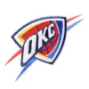 Oklahoma City Thunder Team Logo White Embroidery Patch