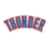Oklahoma City Thunder Wordmark Blue Embroidery Patch