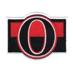 Ottawa Senators Primary Team Logo Red/Black Embroidery Patch