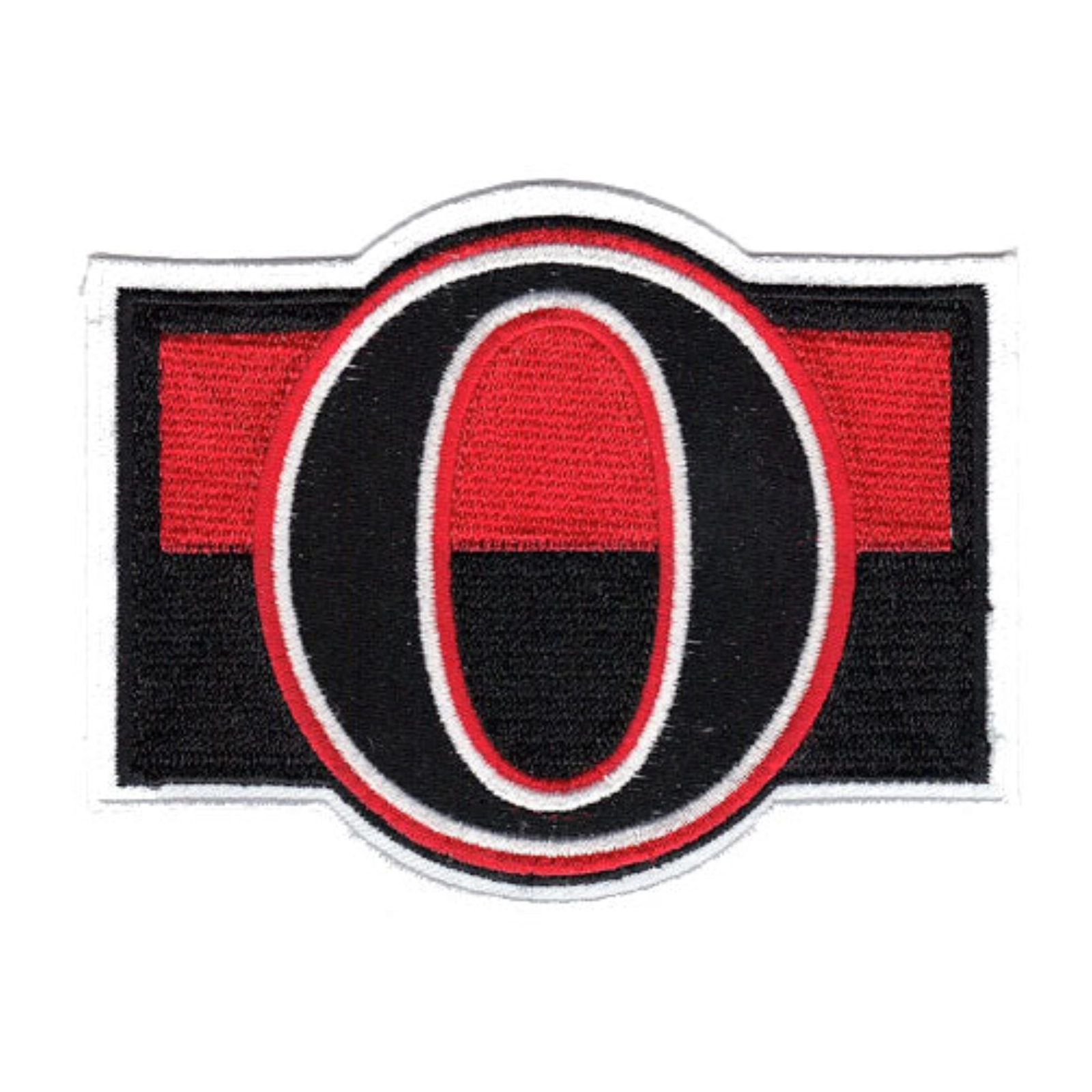Ottawa Senators Primary Team Logo Red/Black Embroidery Patch