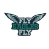 Philadelphia Eagles FLY Letter Logo Embroidery Patch