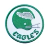 Philadelphia Eagles Round Helmet Logo Embroidery Patch