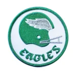 Philadelphia Eagles Round Helmet Logo Embroidery Patch
