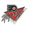 Philadelphia Flyers 1990 Team Logo Black/White Embroidery Patch