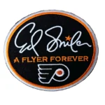 Philadelphia Flyers Ed Snider Logo Black Embroidery Patch