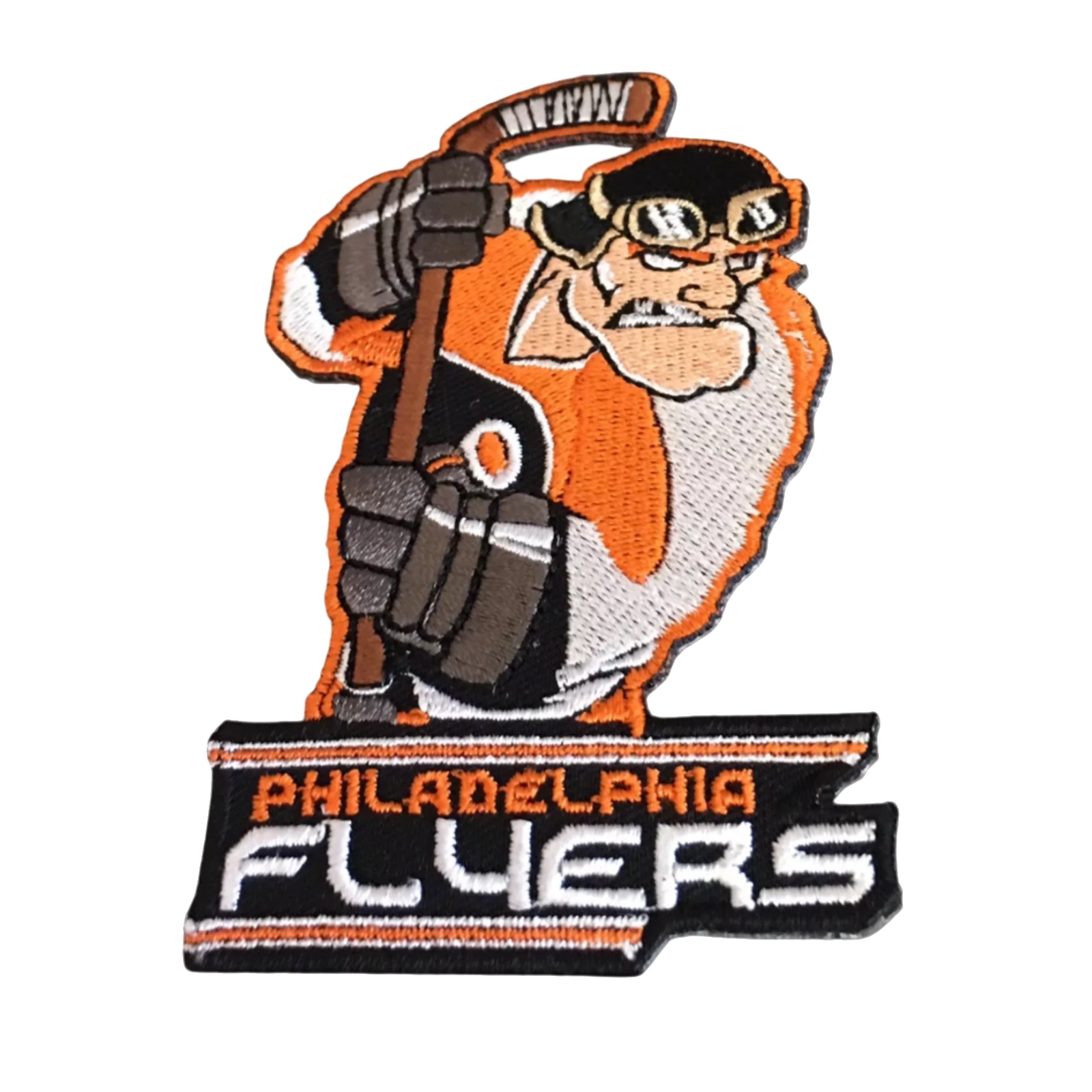 Philadelphia Flyers Hockey Team Logo Orange Embroidery Patch