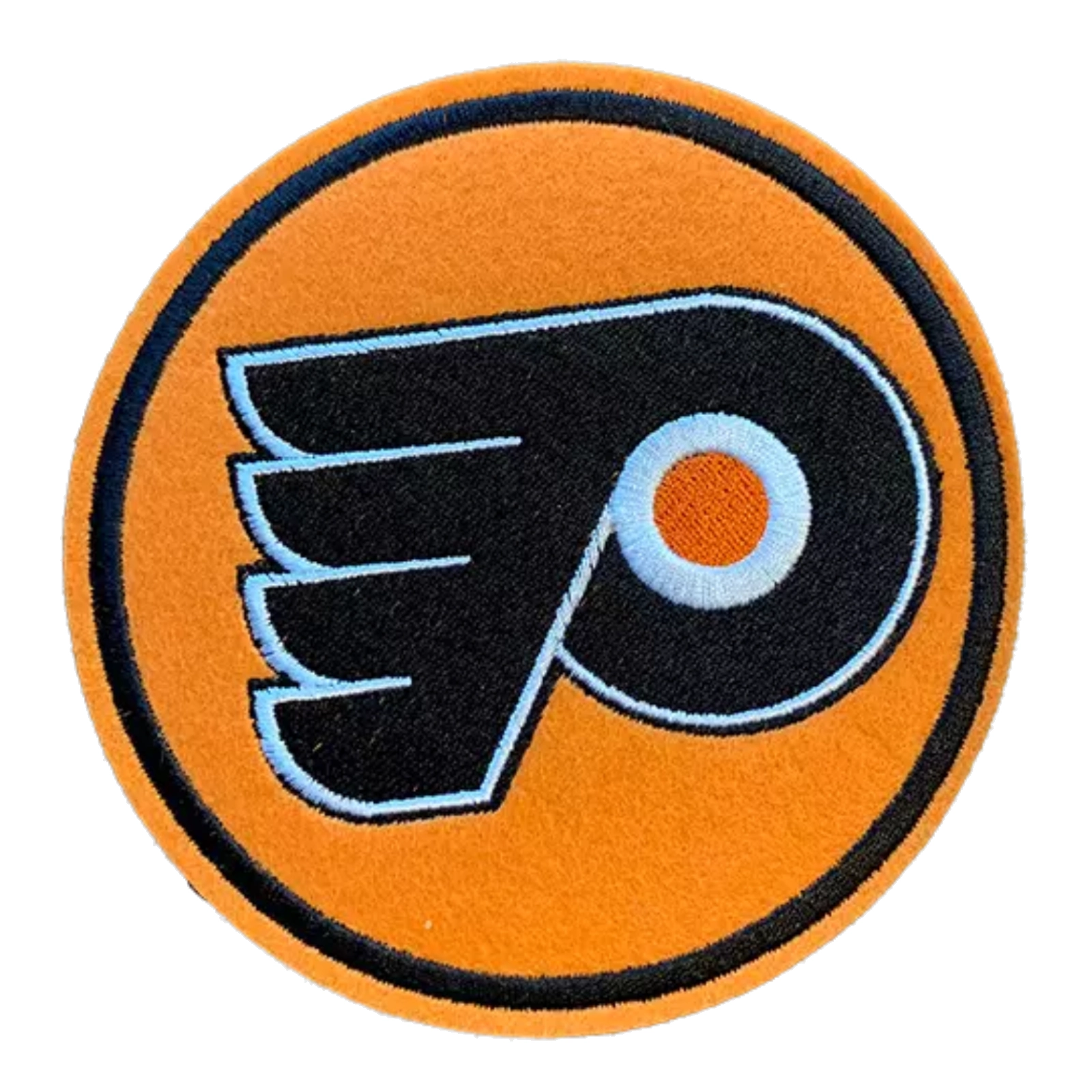 Philadelphia Flyers Team Logo Black/Orange Embroidery Patch