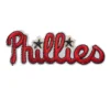 Philadelphia Phillies Text Red Embroidery Patch