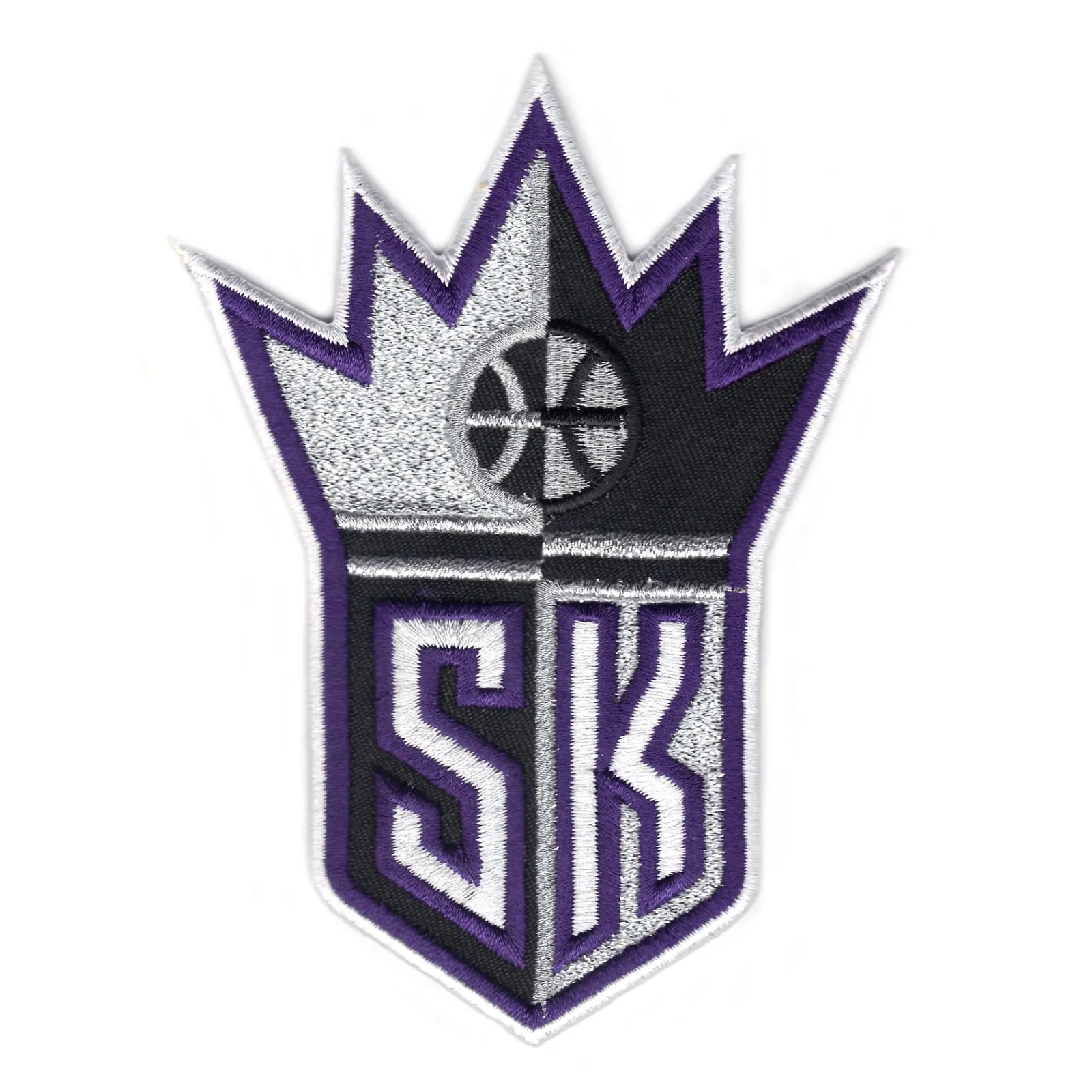 Sacramento Kings 1994 Original Alternate Logo Blue/Purple Embroidery Patch