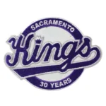 Sacramento Kings 2014 30th Team Anniversary Blue/White Embroidery Patch