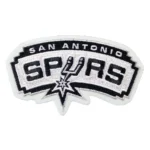 San Antonio Spurs Primary Team Logo Black/White Embroidery Patch