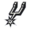 San Antonio Spurs 2017 Team Logo Black/White Embroidery Patch