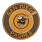 San Diego Padres Retro Swinging Friar Brown Embroidery Patch