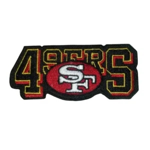 San Francisco 49ers Letter Black Logo Embroidery Patch