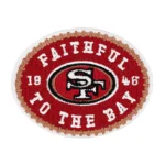 San Francisco 49ers SF 49 Team Logo Embroidery Patch