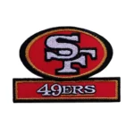 San Francisco 49ers SF 49 Team Logo Red Embroidery Patch