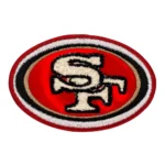 San Francisco 49ers Team Logo Red Embroidery Patch