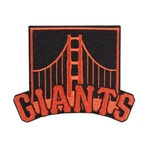 San Francisco Giants Golden Gate Bridge Black Logo Embroidery Patch