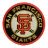 San Francisco Giants 'SF' Black Embroidery Patch
