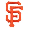 San Francisco Giants 'SF' Script Logo Orange Embroidery Patch
