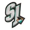 San Jose Sharks  "SJ" Hockey Logo Embroidery Patch