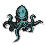 Seattle Kraken Sea Creature Logo Green Embroidery Patch