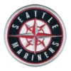Seattle Mariners 2018 Stars & Stripes Black Embroidery Patch