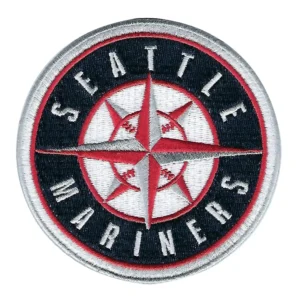 Seattle Mariners 2018 Stars & Stripes Black Embroidery Patch