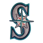 Seattle Mariners 'S' Gray Logo Embroidery Patch