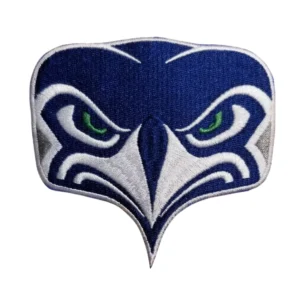 Seattle Seahawks Head Logo Navy/White Embroidery Patch