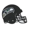 Seattle Seahawks Helmet Logo Black Embroidery Patch